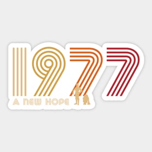 RETRO 1077 Sticker